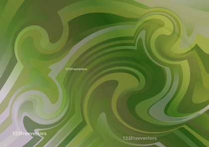 Green and Grey Abstract Gradient Curvature Ripple Lines Background Vector