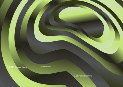 Green and Grey Abstract Gradient Wavy Ripple Lines Background Illustration