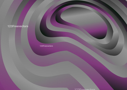 Purple and Grey Abstract Gradient Curved Ripple Lines Background