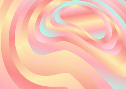 Abstract Pink Blue and Yellow Gradient Curved Ripple Lines Background
