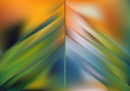 Arrow Abstract Blue Green and Orange Background Graphic
