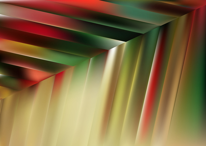 Abstract Red Brown and Green Arrow Background Vector Graphic