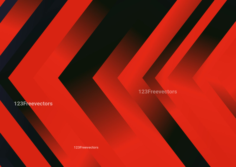 Abstract Arrow Cool Red Gradient Background