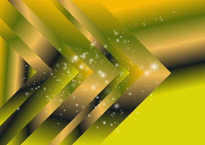 Abstract Arrow Green and Gold Gradient Background Design