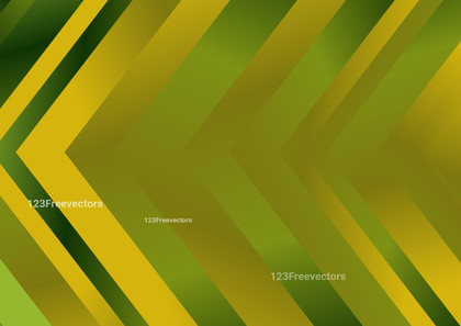 Arrow Abstract Green and Gold Gradient Background