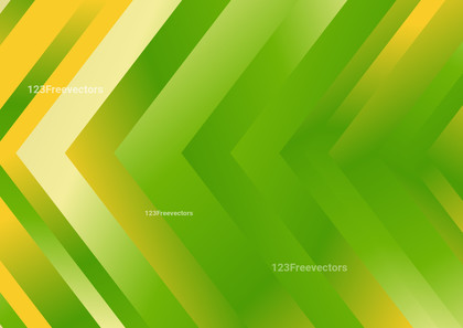 Abstract Green and Yellow Gradient Arrow Background Vector Illustration