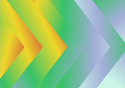 Abstract Arrow Blue Green and Orange Gradient Background