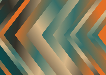 Abstract Blue Orange and Brown Gradient Arrow Background
