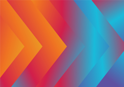 Arrow Abstract Red Orange and Blue Gradient Background
