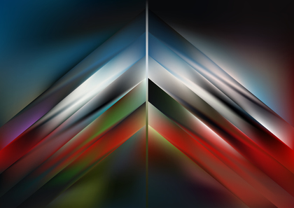 Abstract Shiny Red Green and Blue Arrow Background