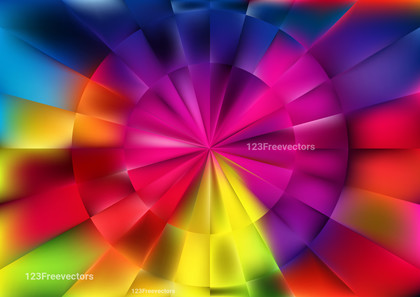 Colorful Abstract Geometric Illusion Background Graphic