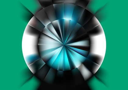 Black Blue and Green Geometric Illusion Background