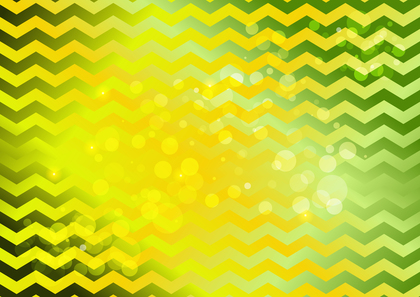 Green and Yellow Abstract Gradient Chevron Background