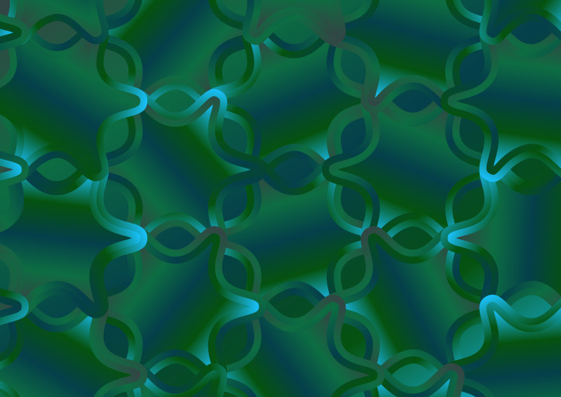 Blue and Green Gradient Ornament Background
