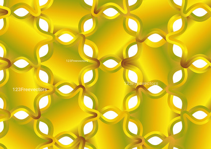 Green and Yellow Gradient Ornament Pattern Background Vector Illustration