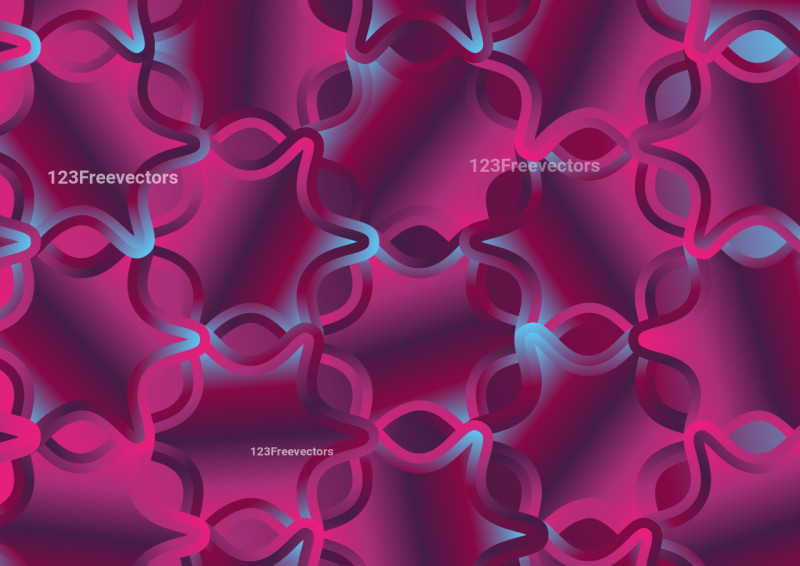 Pink and Blue Abstract Gradient Ornament Background