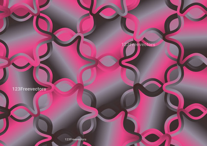 Pink and Grey Gradient Ornament Pattern Background Image