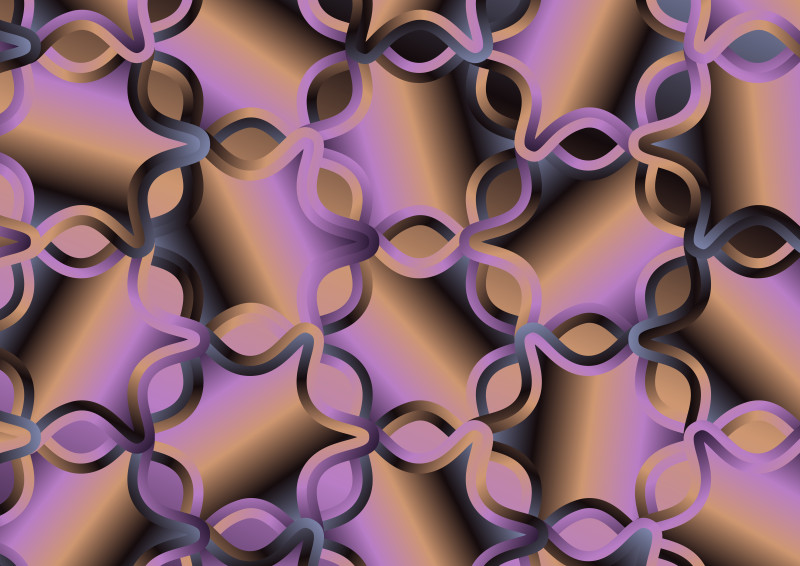 Purple Brown and Blue Abstract Gradient Ornament Background Graphic