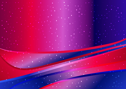 Abstract Pink Red and Blue Fluid Color Background Illustration