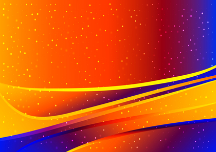 Abstract Red Orange and Blue Fluid Liquid Gradient Background