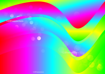 Abstract Colorful Liquid Wavy Background