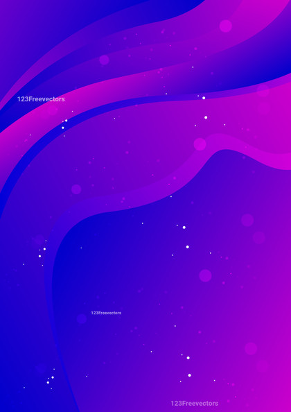 Abstract Pink and Blue Fluid Gradient Wavy Background