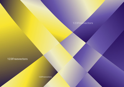 Abstract Purple and Yellow Liquid Gradient Geometric Background Illustration