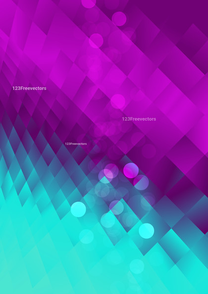 Pink and Blue Fluid Color Polygon Background Template