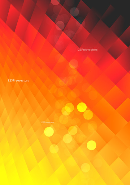 Red and Yellow Fluid Color Polygon Pattern Background Design