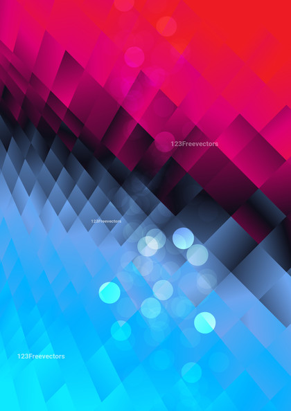 Black Pink and Blue Fluid Color Polygon Background Template Image