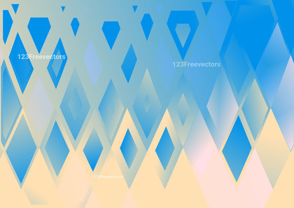 Blue and Beige Liquid Color Geometric Triangle Background
