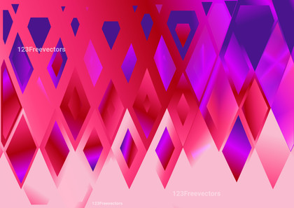 Pink Red and Blue Fluid Color Geometric Triangle Pattern Background