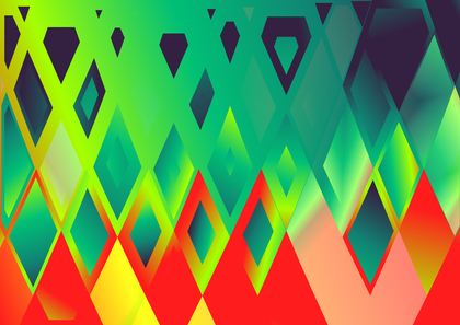 Red Green and Blue Liquid Color Geometric Triangle Pattern Background