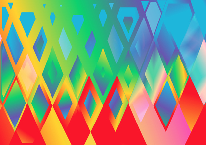 Red Green and Blue Liquid Color Triangle Background