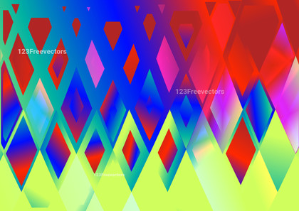 Red Green and Blue Fluid Color Geometric Triangle Pattern Background Vector Eps
