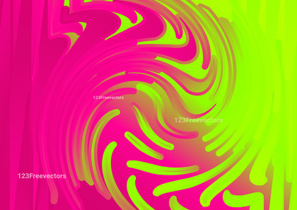 Pink and Green Liquid Color Whirlpool Texture Background