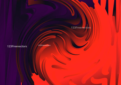 Red Purple and Black Liquid Color Twister Texture Background Vector Illustration