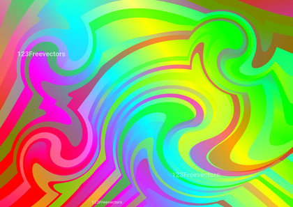 Colorful Fluid Color Curvature Ripple Lines Background