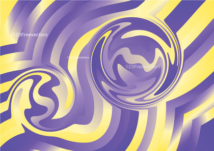 Purple and Yellow Fluid Gradient Distorted Lines Background