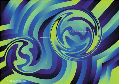 Purple Blue and Green Liquid Color Wavy Ripple Lines Background Illustrator