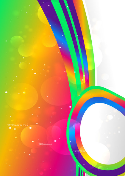 Colorful Fluid Color Background Design Template