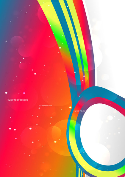 Colorful Liquid Color Background Design Template