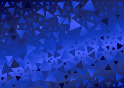 Abstract Blue Gradient Triangle Background