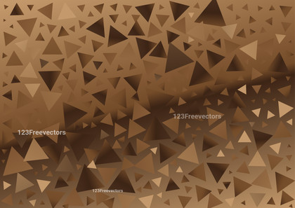 Brown Gradient Triangular Pattern Background Design