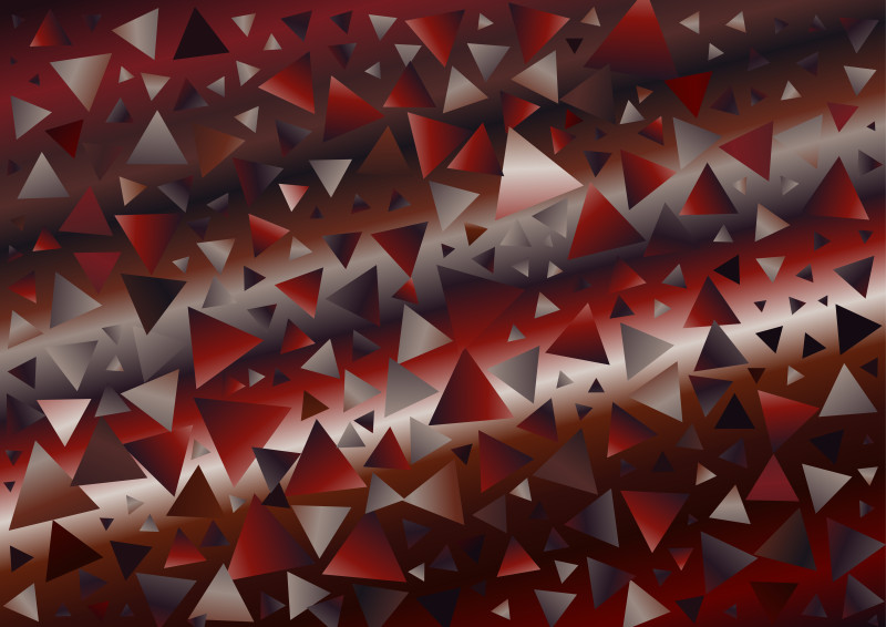 Abstract Dark Red Gradient Geometric Triangle Background Graphic