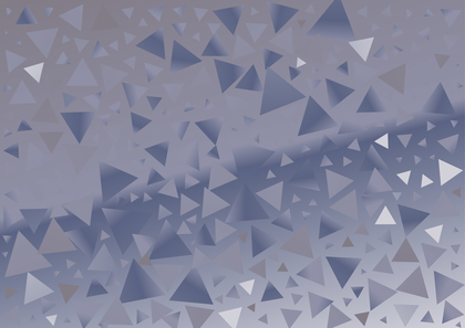 Abstract Blue and Grey Gradient Triangle Background