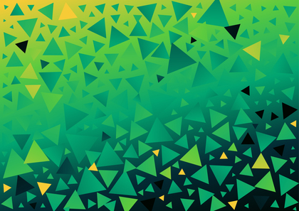 Abstract Orange and Green Gradient Triangle Background Illustrator
