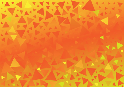 Orange and Yellow Gradient Triangular Background