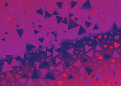 Abstract Pink and Blue Gradient Triangle Background