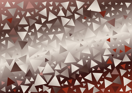 Abstract Red and Brown Gradient Triangle Background